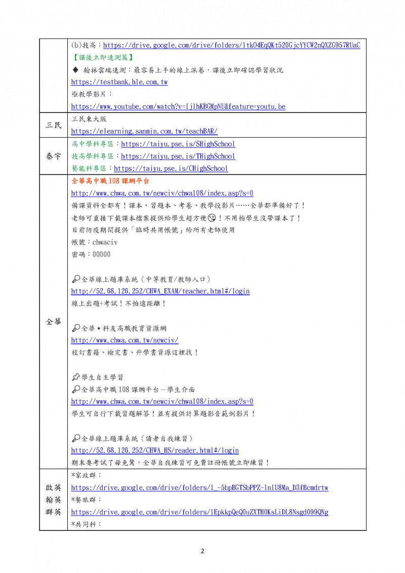公告訊息國立頭城高級家事商業職業學校